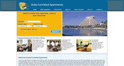 Desktop Screenshot of dohafurnishedapartments.com